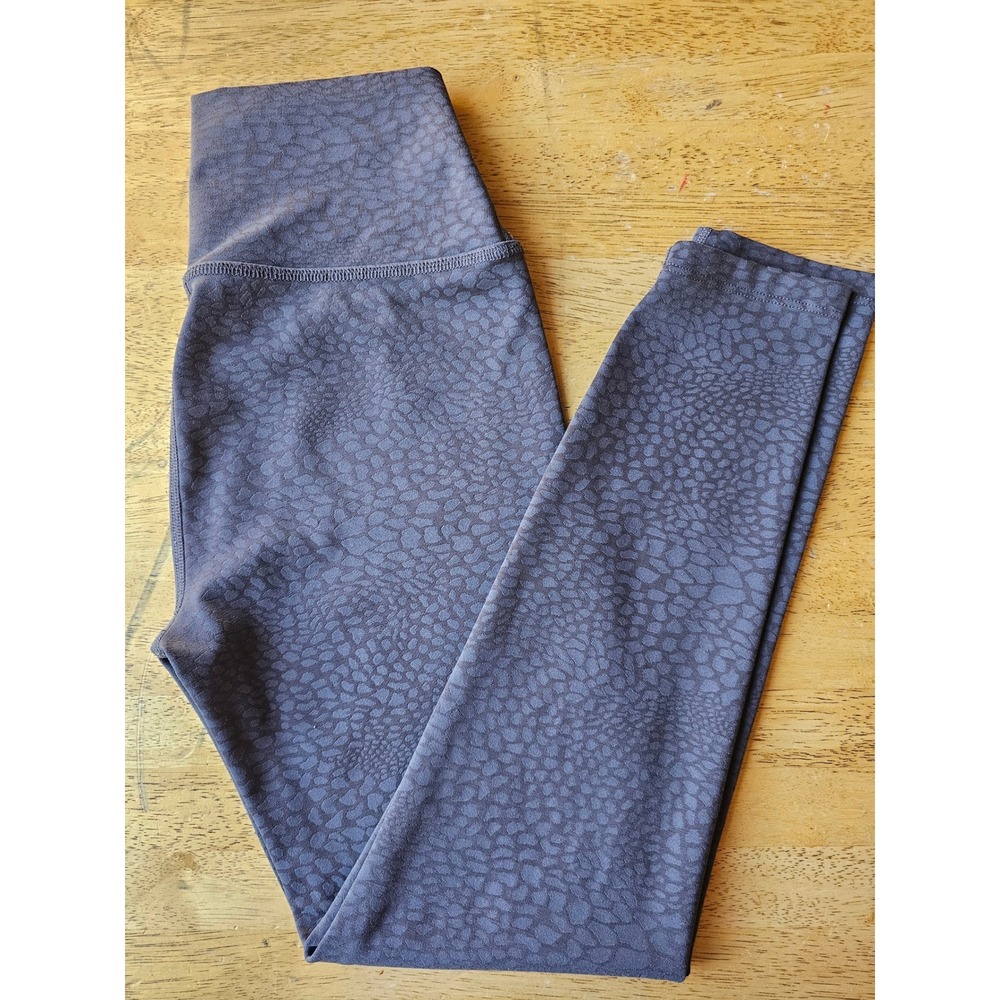 Beyond Yoga Feline Jacquard High Waisted Midi Leggings Shadow Gray S FJ3243